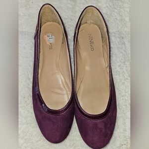 Nine & Co Womans Purple Flays Size 10 M